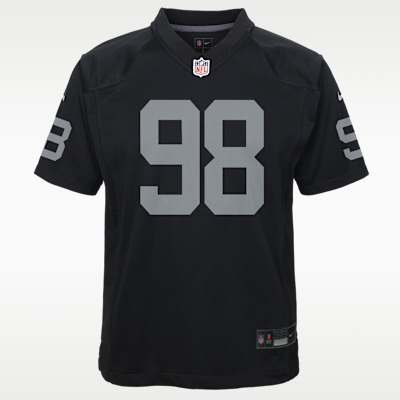 Maxx Crosby Las Vegas Raiders 2024 Big Kids' Nike NFL Game Jersey